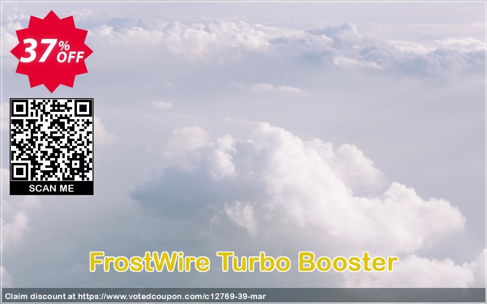 FrostWire Turbo Booster Coupon, discount 35% discount to any of our products. Promotion: 35% discount for any of our products