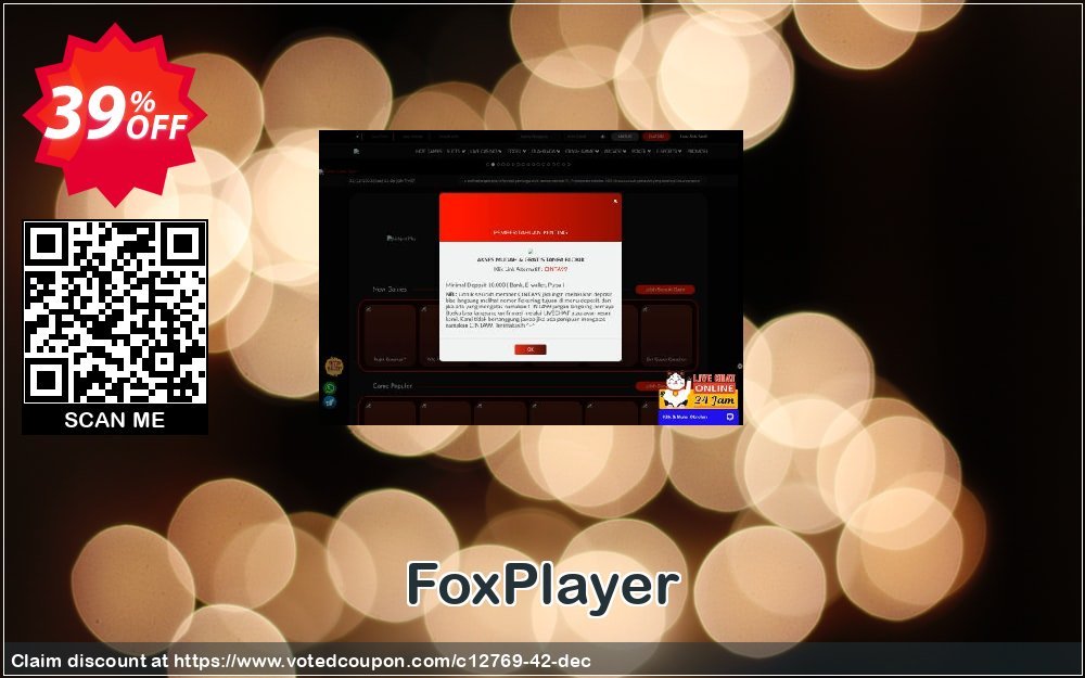 FoxPlayer Coupon, discount 35% discount to any of our products. Promotion: 35% discount for any of our products