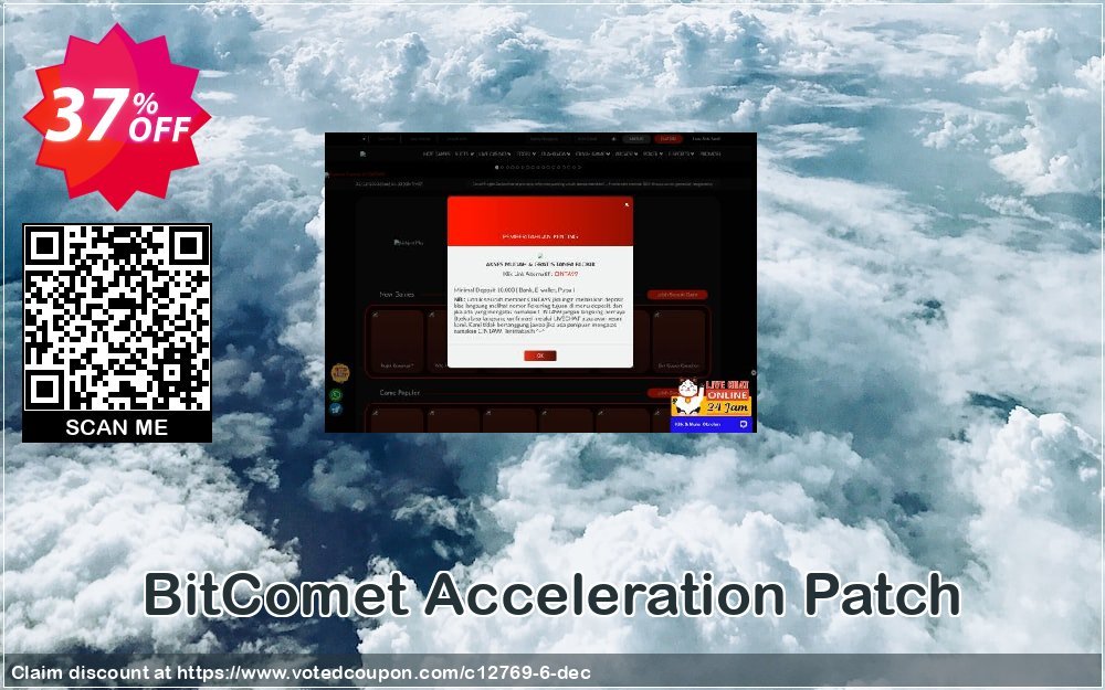 BitComet Acceleration Patch Coupon, discount 35% discount to any of our products. Promotion: 35% discount for any of our products