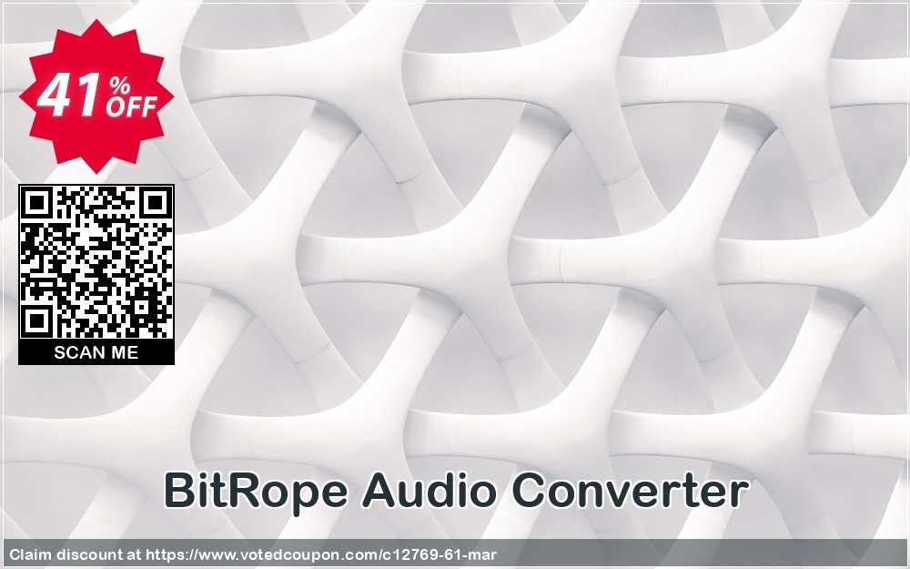 BitRope Audio Converter Coupon, discount 35% discount to any of our products. Promotion: 35% discount for any of our products