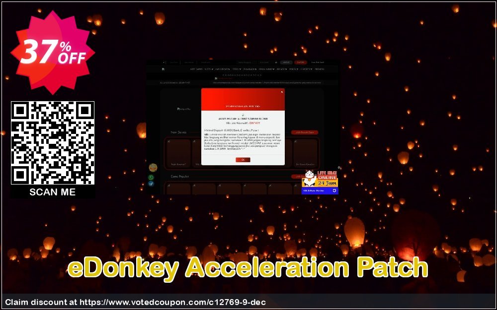 eDonkey Acceleration Patch Coupon, discount 35% discount to any of our products. Promotion: 35% discount for any of our products