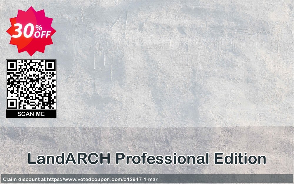 LandARCH Professional Edition Coupon, discount GlobalCAD promo code (12947). Promotion: GlobalCAD discount code(12947)