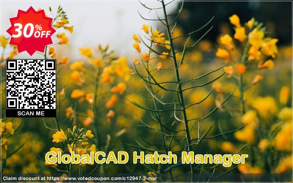 GlobalCAD Hatch Manager Coupon, discount GlobalCAD promo code (12947). Promotion: GlobalCAD discount code(12947)