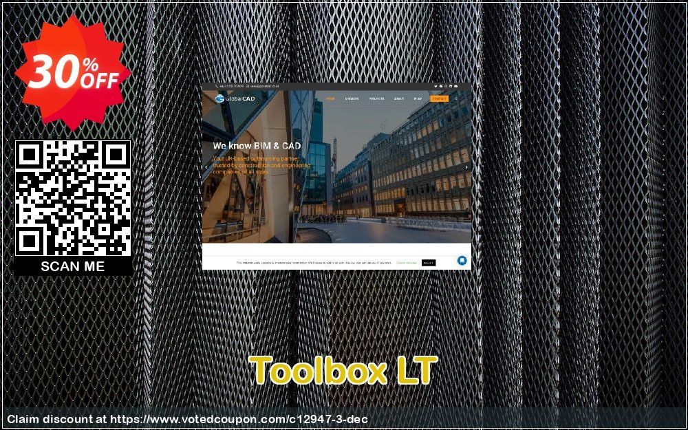 Toolbox LT Coupon, discount GlobalCAD promo code (12947). Promotion: GlobalCAD discount code(12947)