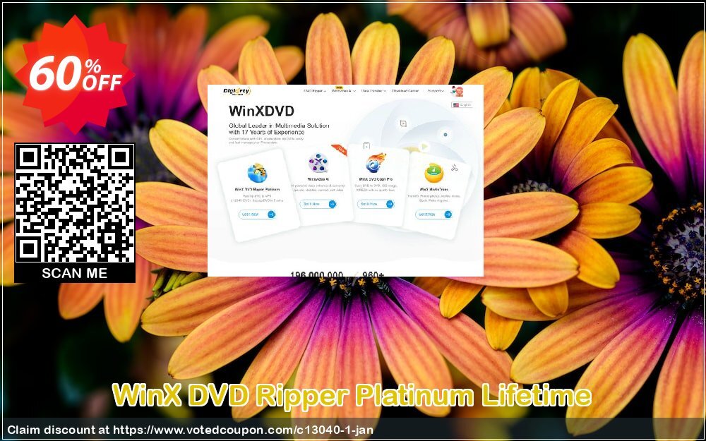 WinX DVD Ripper Platinum Lifetime Coupon Code Jun 2023, 60% OFF - VotedCoupon