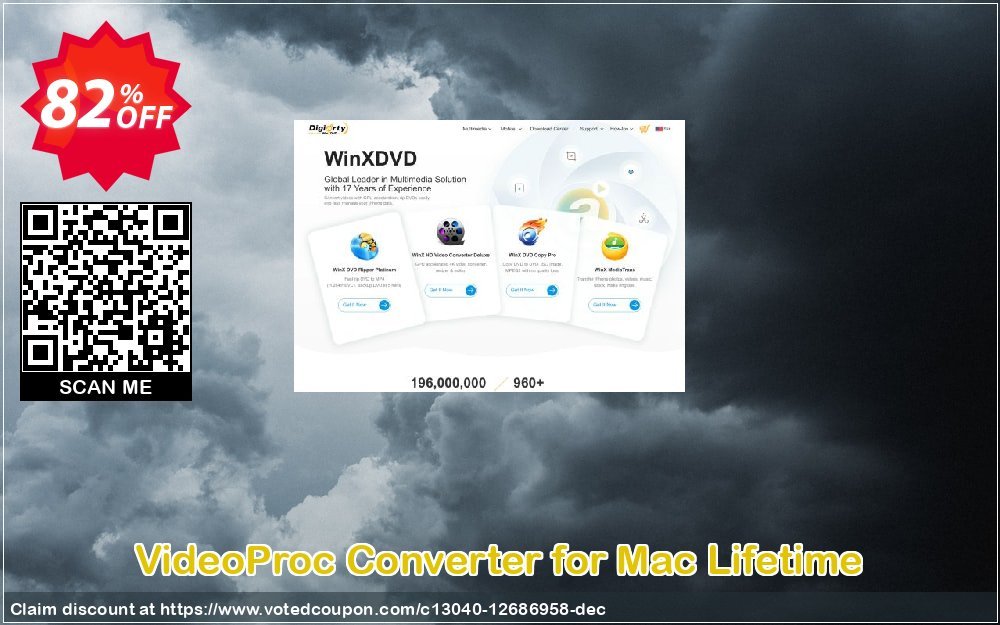 VideoProc Converter for MAC Lifetime Coupon, discount 55% OFF VideoProc for Mac Lifetime, verified. Promotion: Exclusive promo code of VideoProc for Mac Lifetime, tested & approved