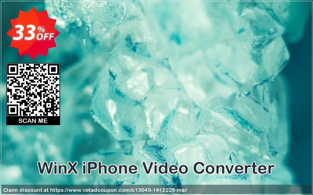 WinX iPhone Video Converter Coupon, discount WinX iPhone Video Converter fearsome deals code 2024. Promotion: fearsome deals code of WinX iPhone Video Converter 2024