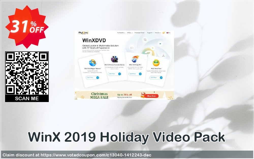 WinX 2019 Holiday Video Pack voted-on promotion codes