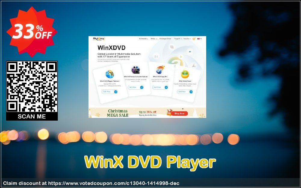 WinX DVD Player Coupon, discount WinX DVD Player big promotions code 2024. Promotion: big promotions code of WinX DVD Player 2024