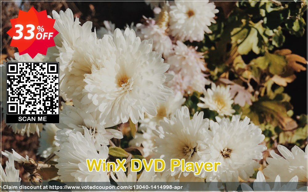 WinX DVD Player voted-on promotion codes