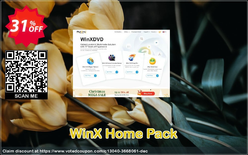 WinX Home Pack Coupon, discount WinX Home Pack amazing sales code 2024. Promotion: amazing sales code of WinX Home Pack 2024