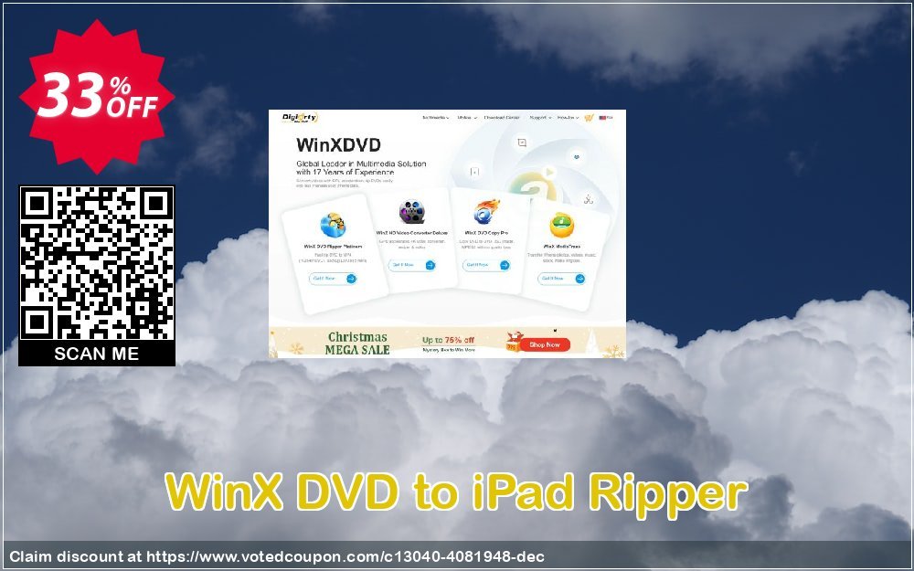 WinX DVD to iPad Ripper Coupon Code Apr 2024, 33% OFF - VotedCoupon