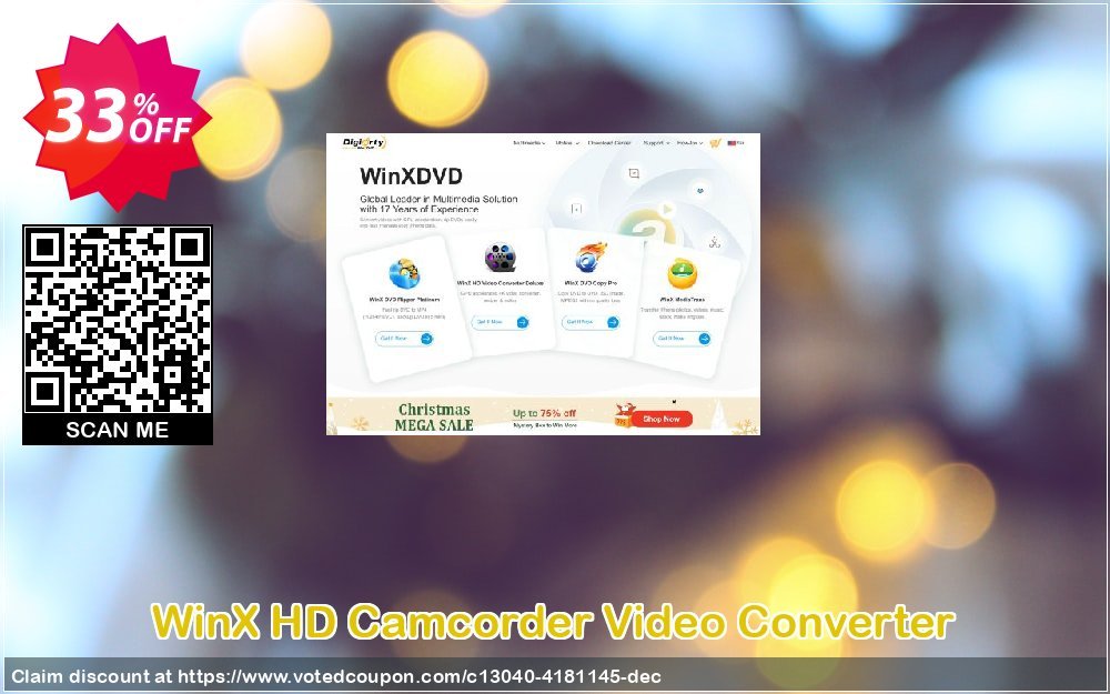 WinX HD Camcorder Video Converter voted-on promotion codes
