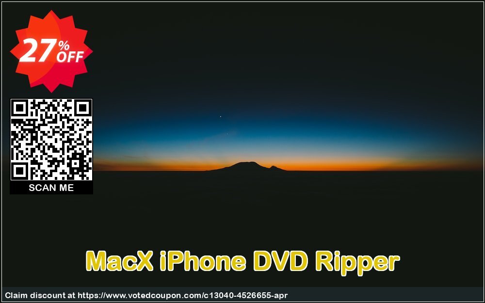 MACX iPhone DVD Ripper Coupon Code Apr 2024, 27% OFF - VotedCoupon