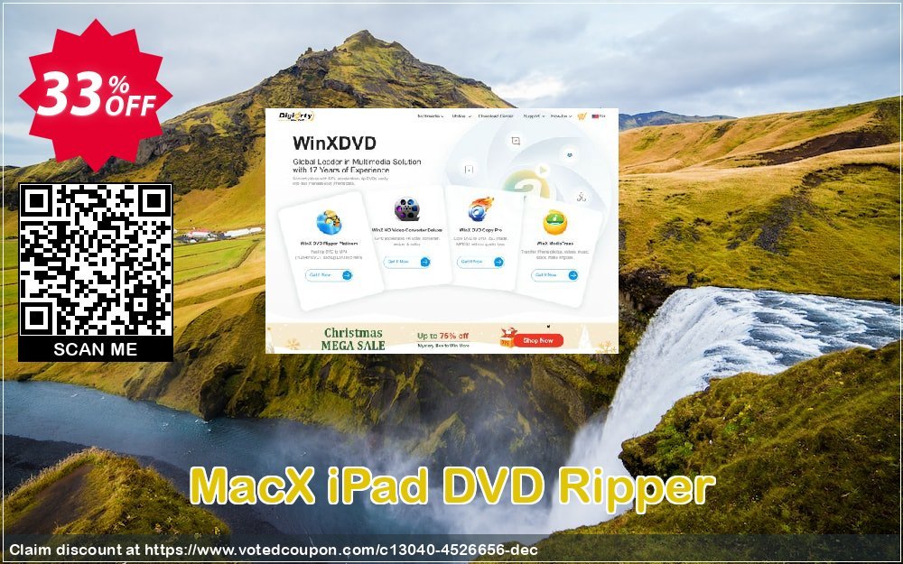 MACX iPad DVD Ripper Coupon Code Apr 2024, 33% OFF - VotedCoupon