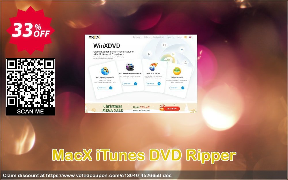 MACX iTunes DVD Ripper Coupon Code May 2024, 33% OFF - VotedCoupon
