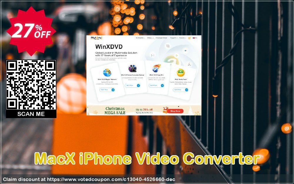 MACX iPhone Video Converter Coupon, discount MacX iPhone Video Converter excellent sales code 2024. Promotion: excellent sales code of MacX iPhone Video Converter 2024