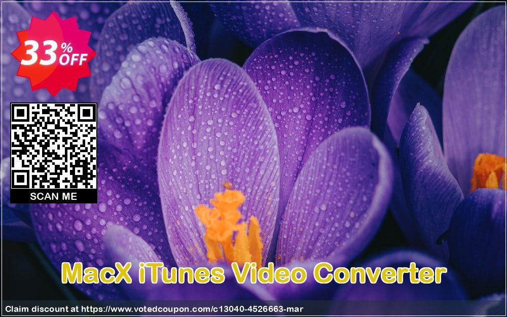 MACX iTunes Video Converter Coupon, discount MacX iTunes Video Converter awful discount code 2024. Promotion: awful discount code of MacX iTunes Video Converter 2024