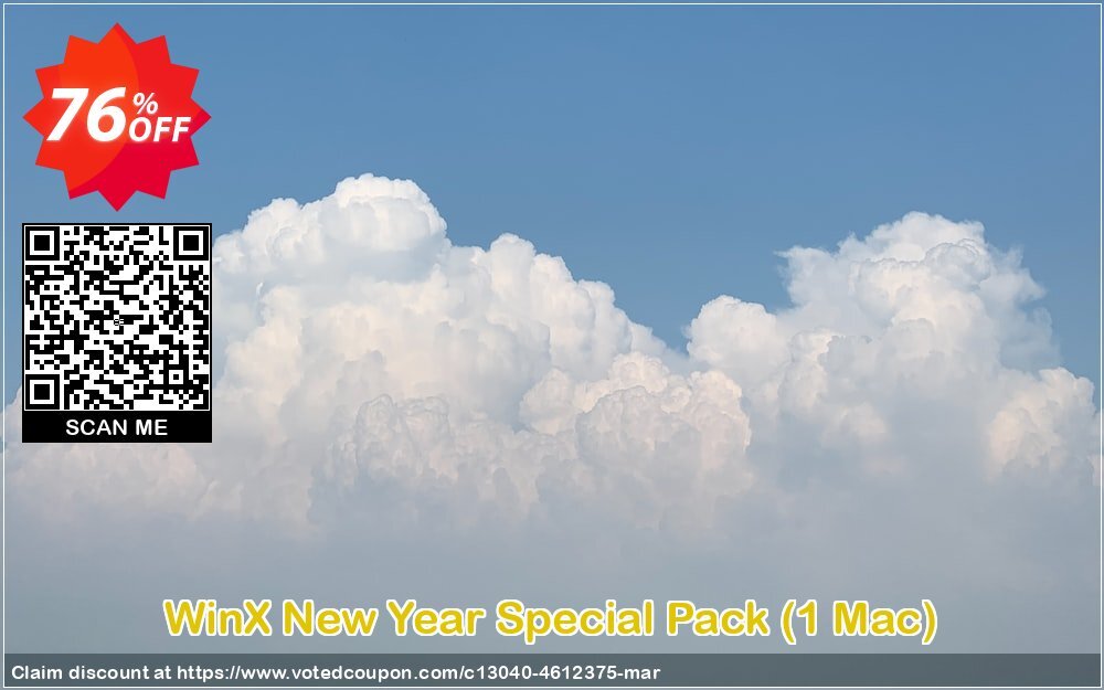 WinX New Year Special Pack, 1 MAC  voted-on promotion codes