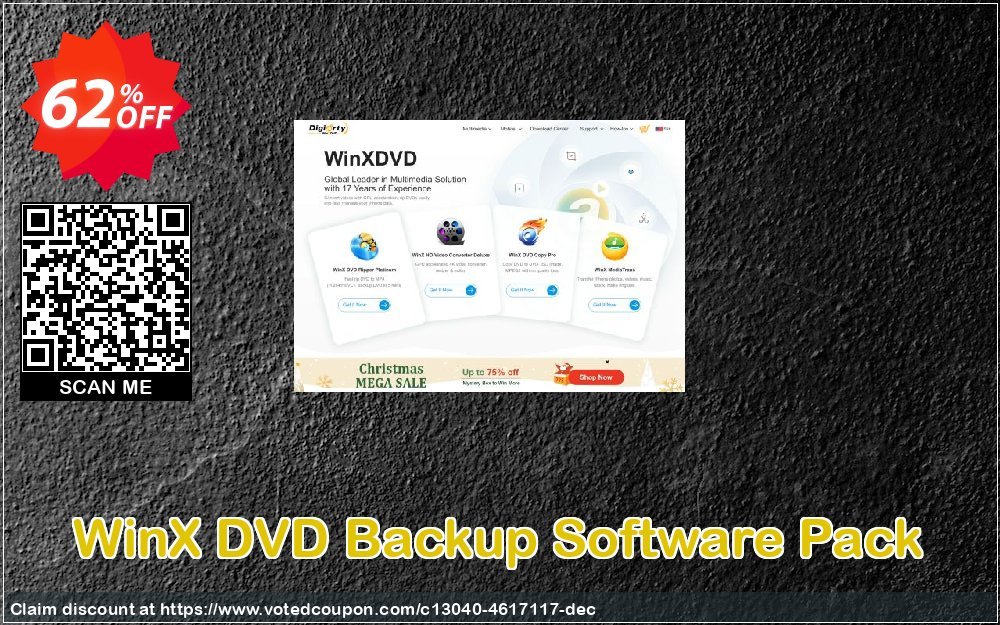 WinX DVD Backup Software Pack Coupon Code May 2024, 62% OFF - VotedCoupon