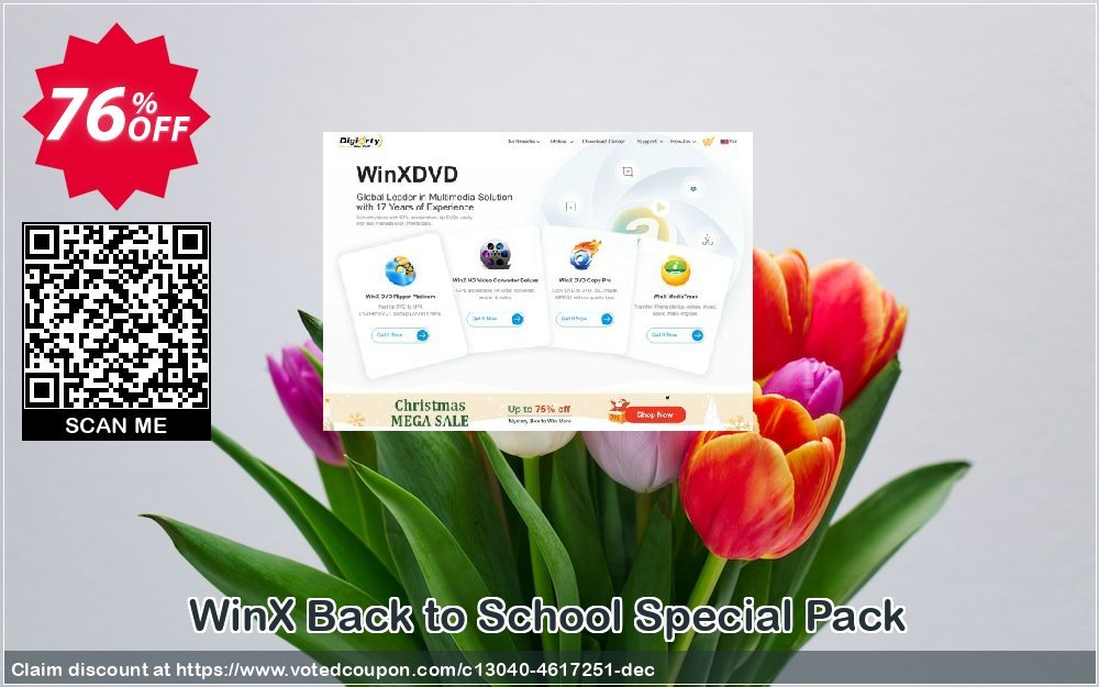 WinX Back to School Special Pack Coupon, discount 76% OFF WinX Back to School Special Pack, verified. Promotion: Exclusive promo code of WinX Back to School Special Pack, tested & approved