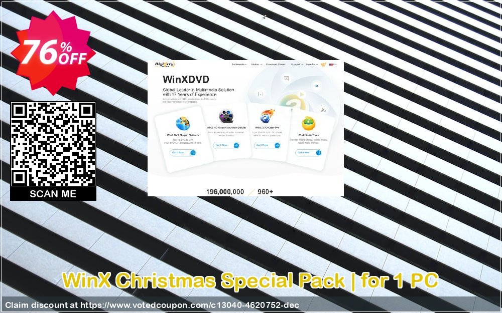 WinX Christmas Special Pack | for 1 PC Coupon Code Apr 2024, 76% OFF - VotedCoupon