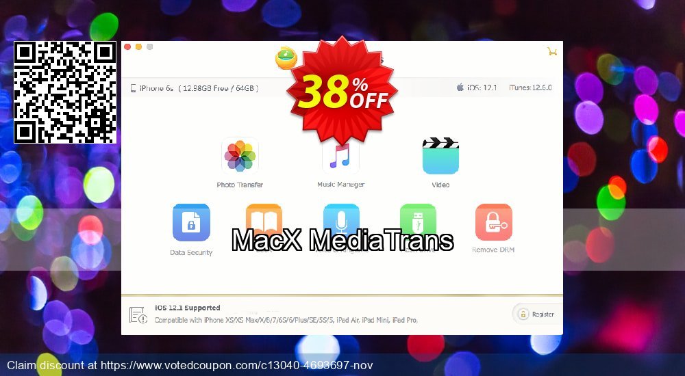 MACX MediaTrans Coupon, discount 50% OFF MacX MediaTrans, verified. Promotion: Stunning offer code of MacX MediaTrans, tested & approved