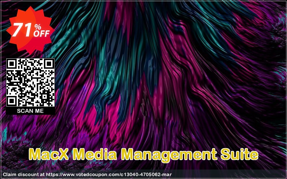 MACX Media Management Suite Coupon, discount Media Bundle 70% OFF. Promotion:  MacX Media Management Suite discount promo MMBDAFFNEW70