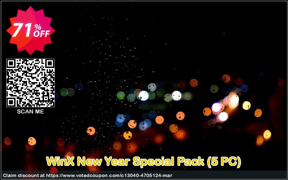 WinX New Year Special Pack, 5 PC  Coupon Code May 2024, 71% OFF - VotedCoupon