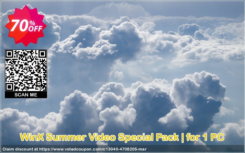 WinX Summer Video Special Pack | for 1 PC Coupon Code May 2024, 70% OFF - VotedCoupon