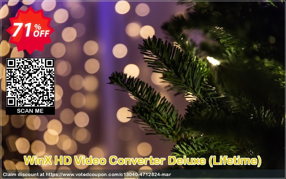 WinX HD Video Converter Deluxe, Lifetime  Coupon Code May 2024, 71% OFF - VotedCoupon