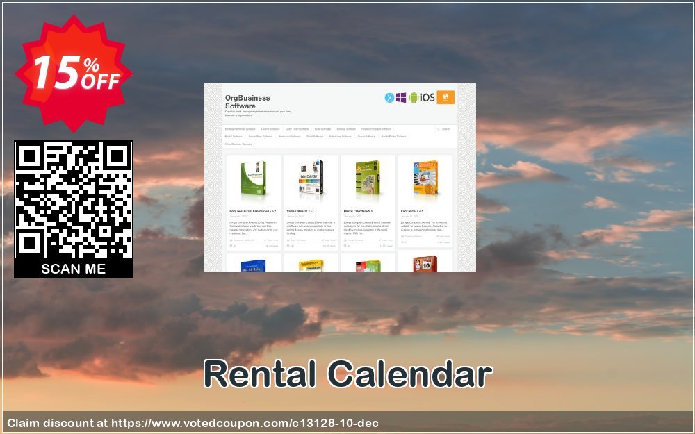 Rental Calendar Coupon, discount OrgBusiness coupon (13128). Promotion: OrgBusiness discount coupon (13128)