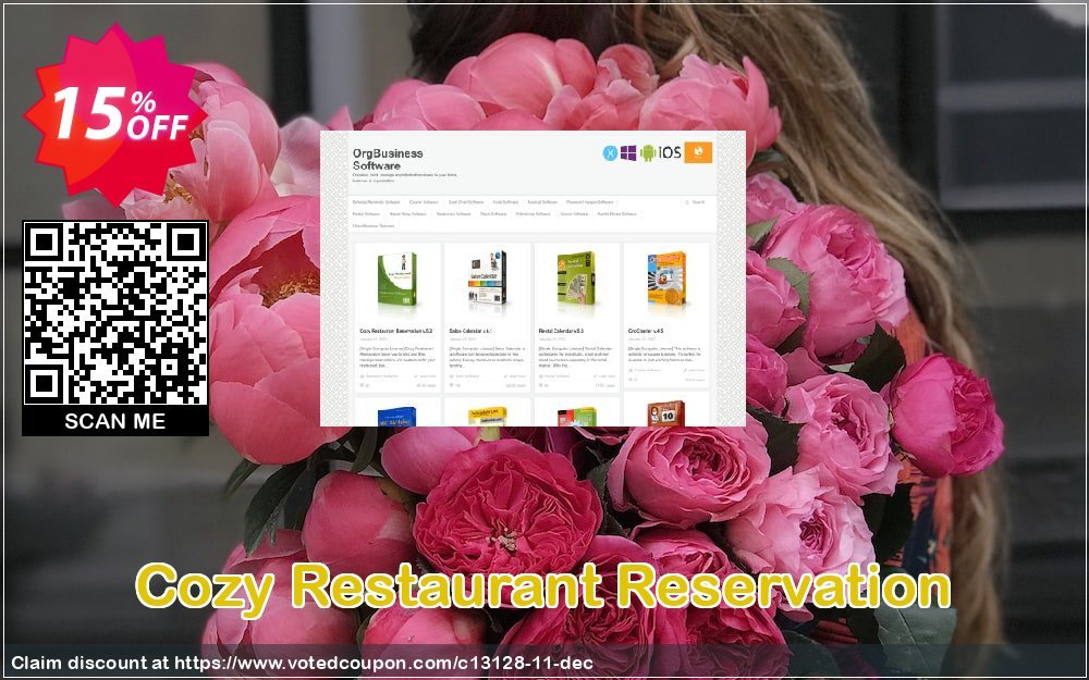 Cozy Restaurant Reservation Coupon, discount OrgBusiness coupon (13128). Promotion: OrgBusiness discount coupon (13128)