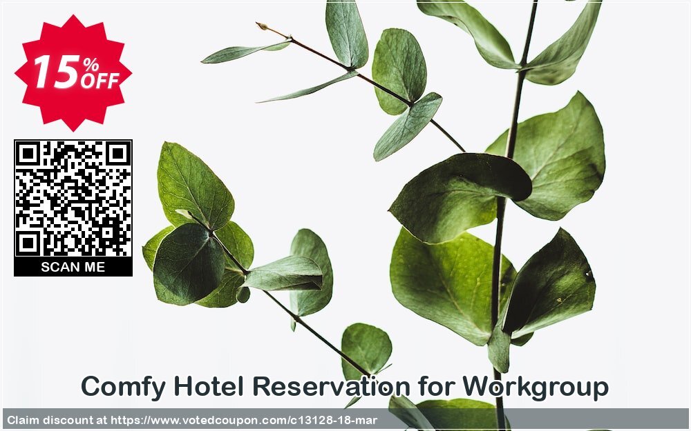 Comfy Hotel Reservation for Workgroup Coupon, discount OrgBusiness coupon (13128). Promotion: OrgBusiness discount coupon (13128)