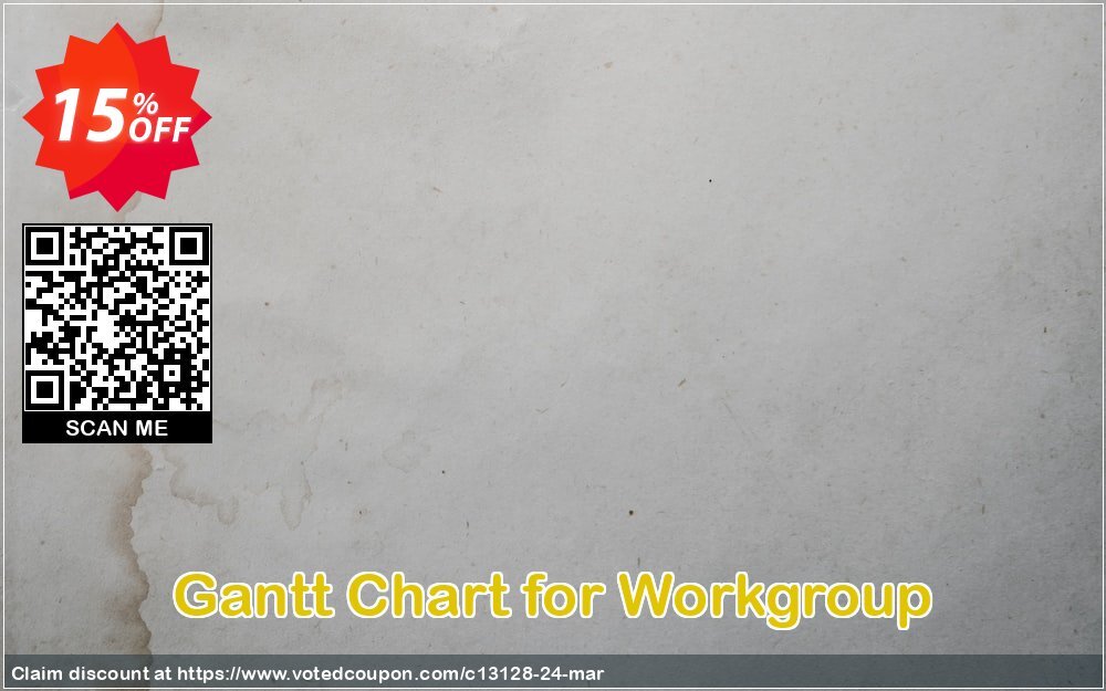 Gantt Chart for Workgroup Coupon, discount OrgBusiness coupon (13128). Promotion: OrgBusiness discount coupon (13128)