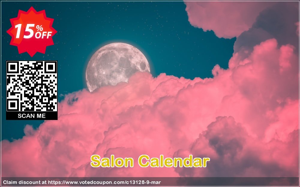 Salon Calendar Coupon, discount OrgBusiness coupon (13128). Promotion: OrgBusiness discount coupon (13128)