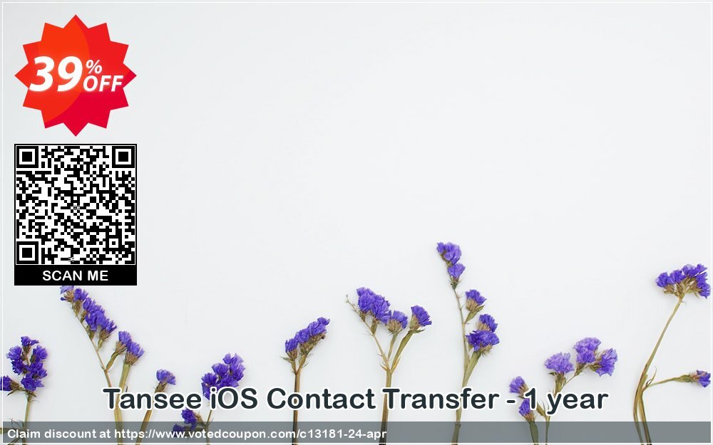 Tansee iOS Contact Transfer - Yearly Coupon, discount Tansee discount codes 13181. Promotion: Tansee discount coupon (13181)