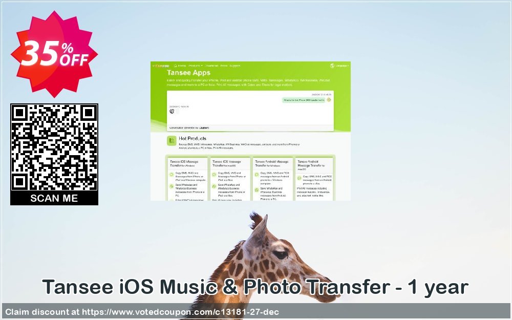 Tansee iOS Music & Photo Transfer - Yearly Coupon, discount Tansee discount codes 13181. Promotion: Tansee discount coupon (13181)