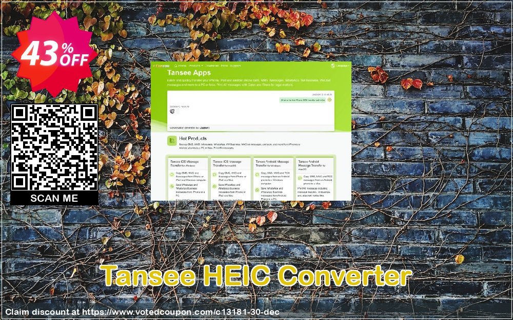 Tansee HEIC Converter Coupon, discount Tansee discount codes 13181. Promotion: Tansee discount coupon (13181)