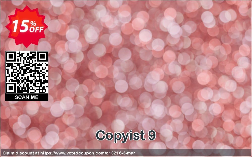 Copyist 9 Coupon, discount Sion Soft coupon (13216). Promotion: Sion Soft coupon discount (13216)