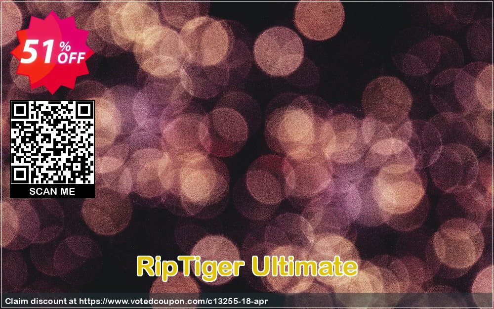 RipTiger Ultimate Coupon, discount Christmas 50% 2013. Promotion: 