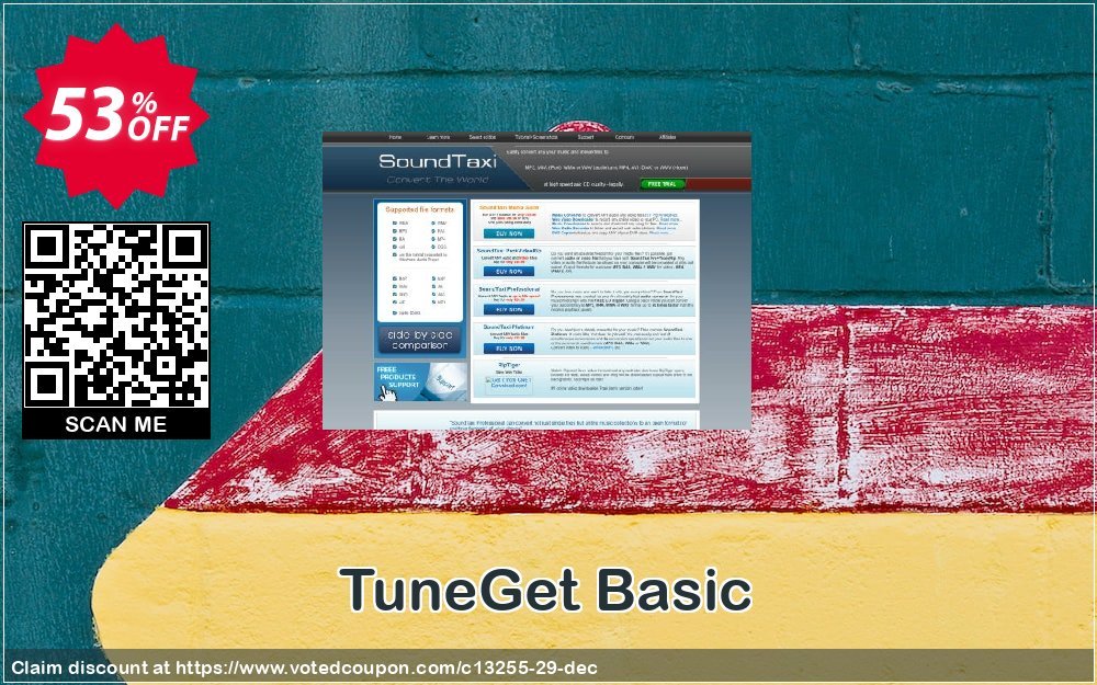 TuneGet Basic Coupon, discount TuneGet Full. Promotion: 