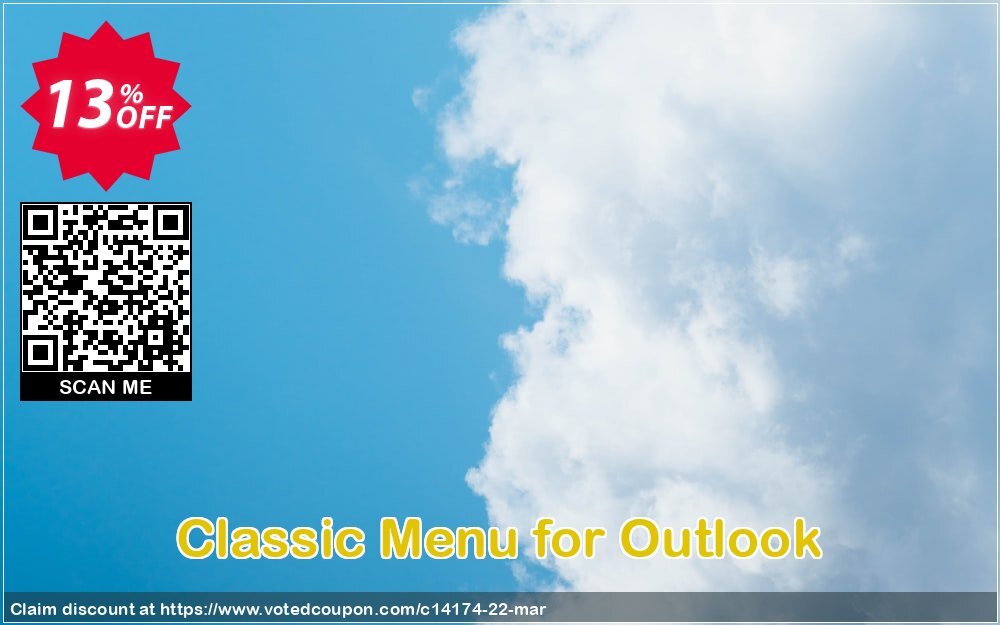 Classic Menu for Outlook Coupon, discount Add-in tools coupon (14174). Promotion: Addintools discount