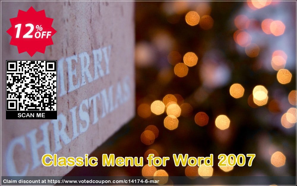 Classic Menu for Word 2007 Coupon Code May 2024, 12% OFF - VotedCoupon