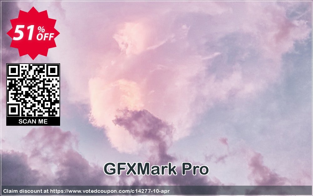 GFXMark Pro Coupon, discount Upgrade 63% Discount New. Promotion: Upgrade GFXMark Pro with 50% Discount