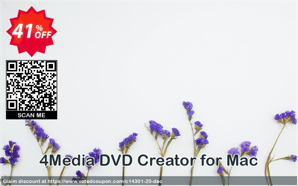4Media DVD Creator for MAC Coupon, discount Coupon for 5300. Promotion: 