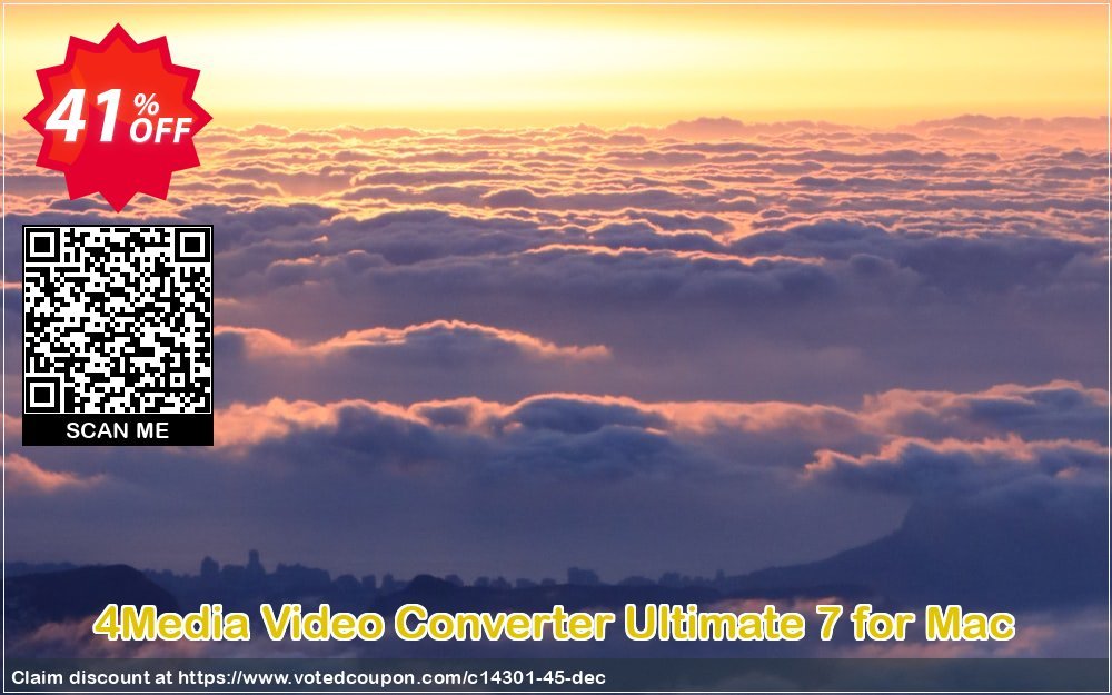 4Media Video Converter Ultimate 7 for MAC Coupon, discount Coupon for 5300. Promotion: 