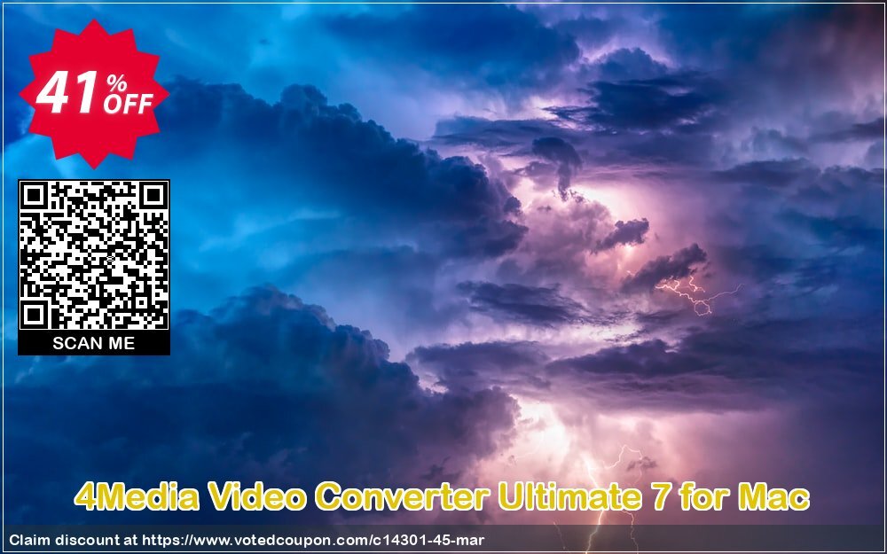 4Media Video Converter Ultimate 7 for MAC Coupon Code May 2024, 41% OFF - VotedCoupon