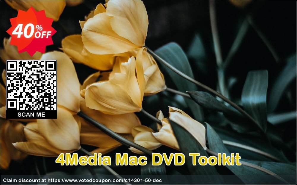 4Media MAC DVD Toolkit Coupon, discount Coupon for 5300. Promotion: 