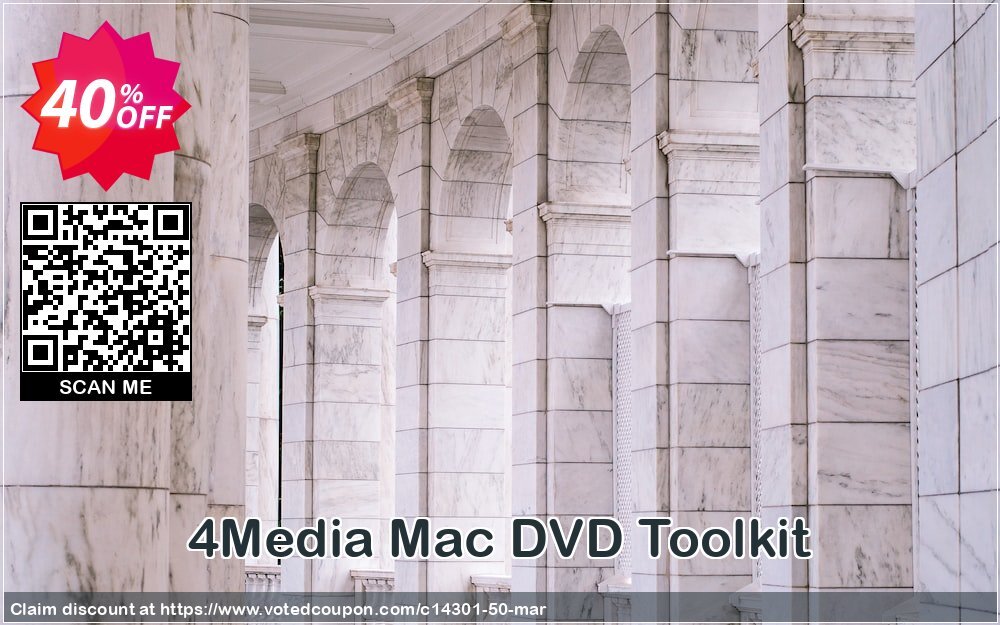 4Media MAC DVD Toolkit Coupon, discount Coupon for 5300. Promotion: 